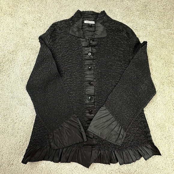 Lounardi Collection Shirt Women's Size Small Long Sleeve‎ Beautiful! - Picture 1 of 8